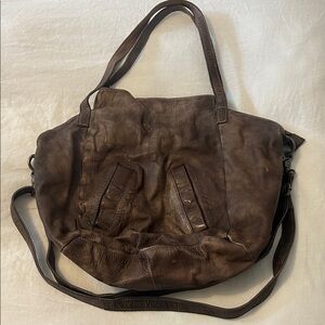 Free People Lucca Washed Leather Tote